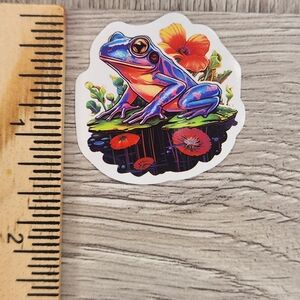 10/$10 Stickers Psychedelic Frogs Frog Sticker